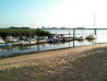 Boote am Weserstrand
